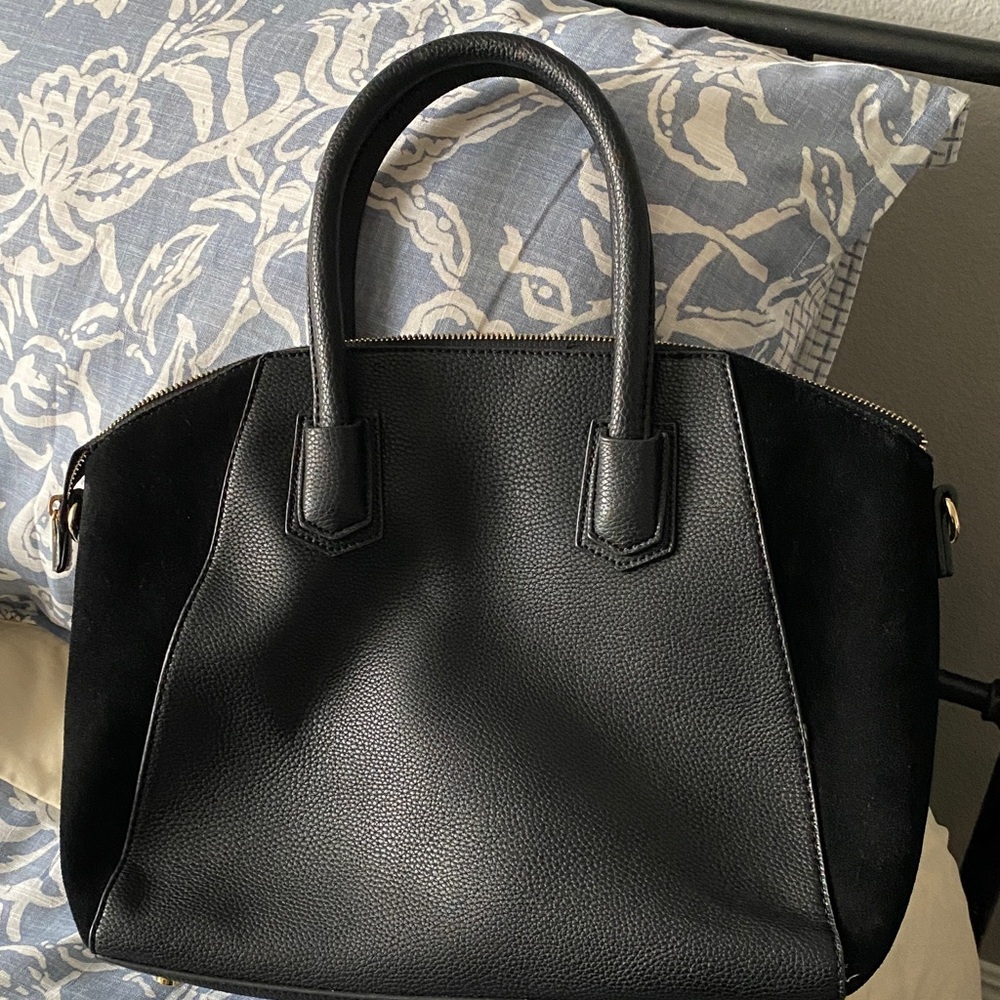 Sole Society Black Satchel Bag